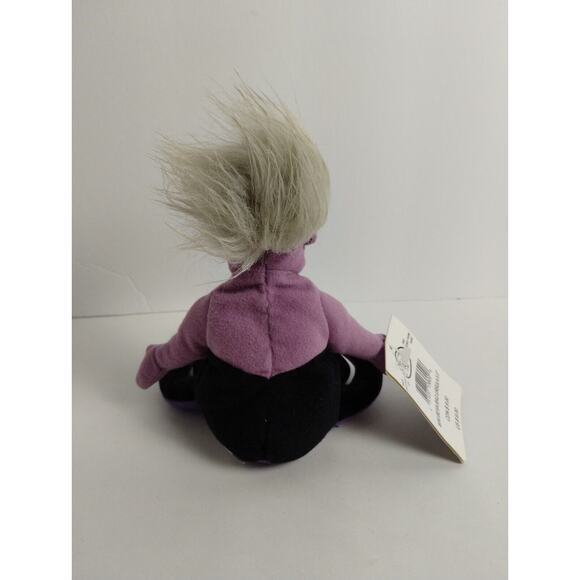 The Disney Store URSULA Mini Bean Bag Plush Toy The Little Mermaid 5.5" - Picture 2 of 4